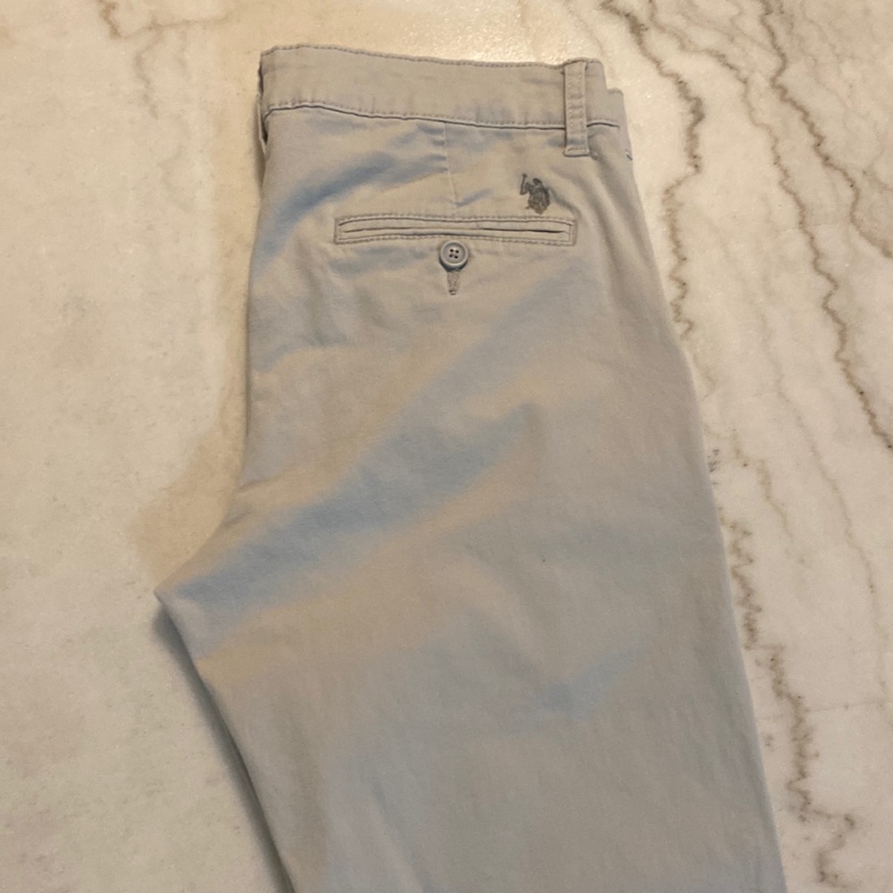 Men’s Polo White Chino Pants 32x32 Athletic Fit